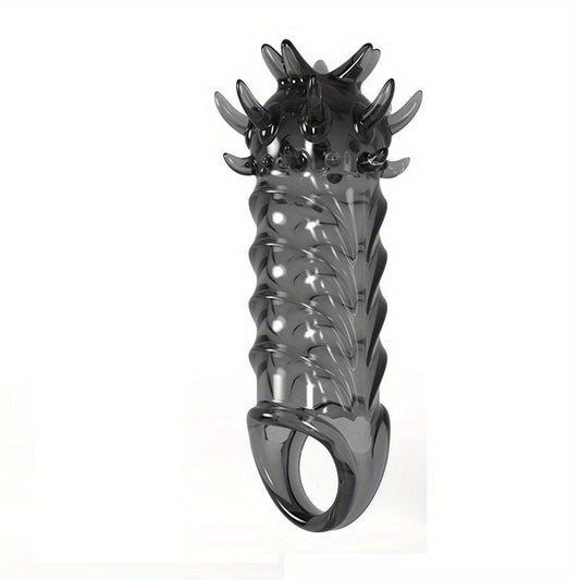 Men's Adult Sex Toy Penis Cover Sleeve Penis Extender Reusable Delay Ejaculation Add More Fun And Excitement