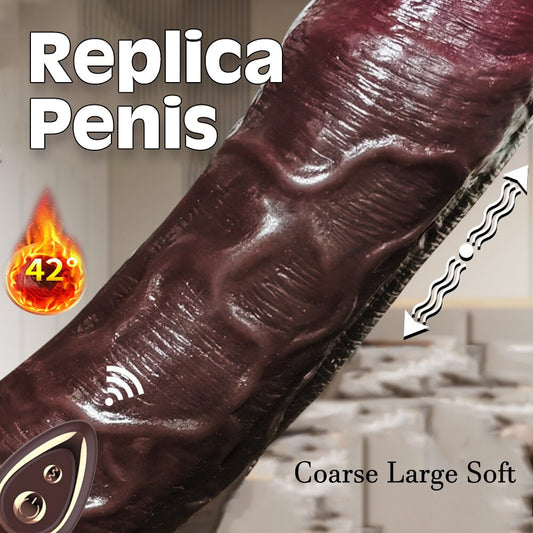 Soft Silicone Suction Dildo for Women, Vibrating Thick Silicone Penis Dildo, Sexyshop Products for Couples