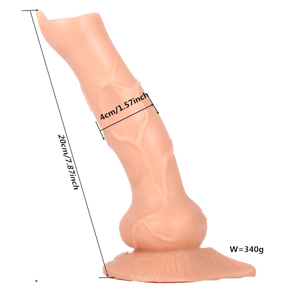 Wolf Dildo Realistic Penis Sucking Penis Large Phallus Huge Pussy for Women Sex Toys Sexo Anal Plug Monster Toys