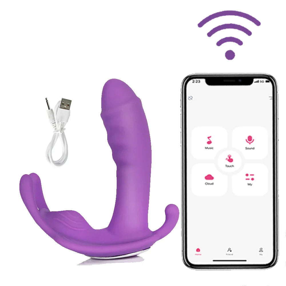 Wireless Dildo Vibrator Panties Remote Control Sex Toy for Women 10-Speed G-Spot Clitoris Vagina Stimulation Orgasm