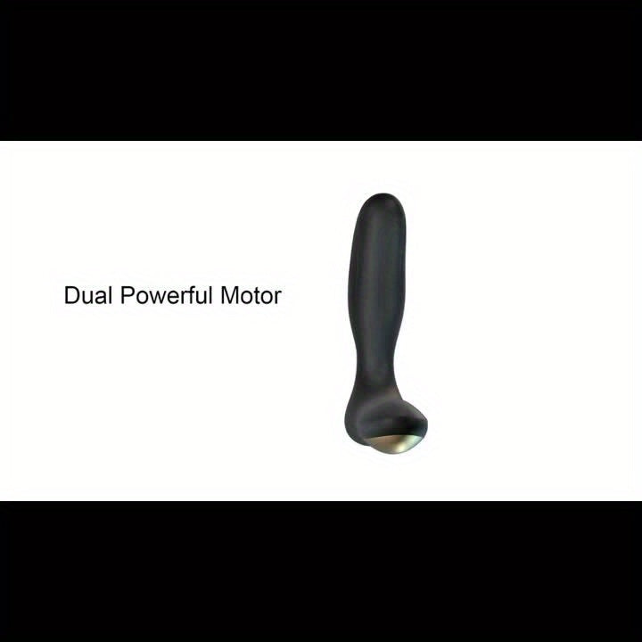 Vibrating Prostate Massager for Beginners. Personal Anal Toy P Spot Vibrator with Remote Control for Hands Free Play. Rechargeable Butt Plug with 10 Vibrations