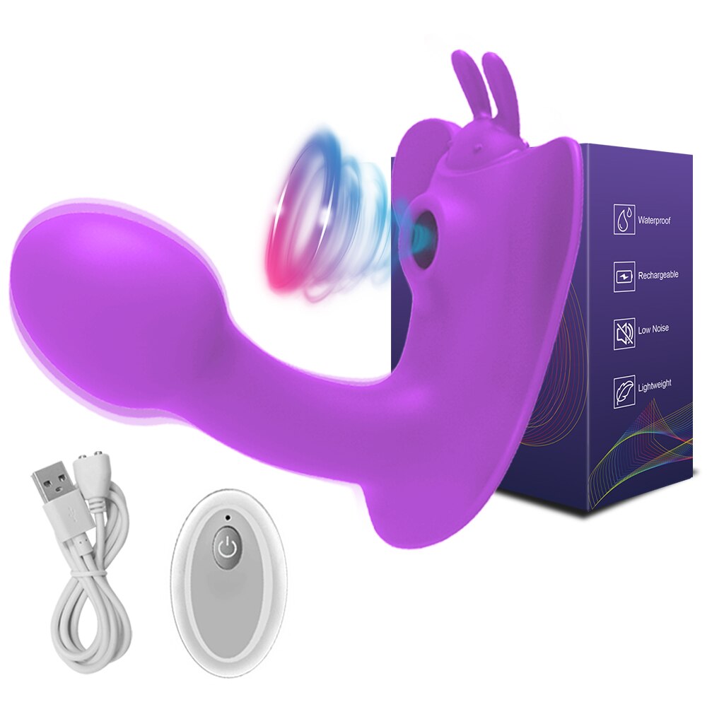 Clitoral Sucking Vibrator for Women, Remote Control Clit Sucker, Clitoris Stimulator, Realistic Dildo, Vibrating Sex Toys for Adult Women 18+
