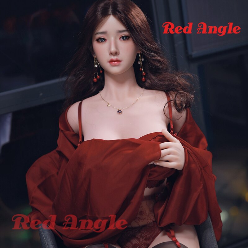 Red Angle Silicone Sex Doll Sexy Chubby Big Boobs Ass Full-Grown Body Hot Beauty Pussy Vagina Anus Lifelike Love Toy for Men