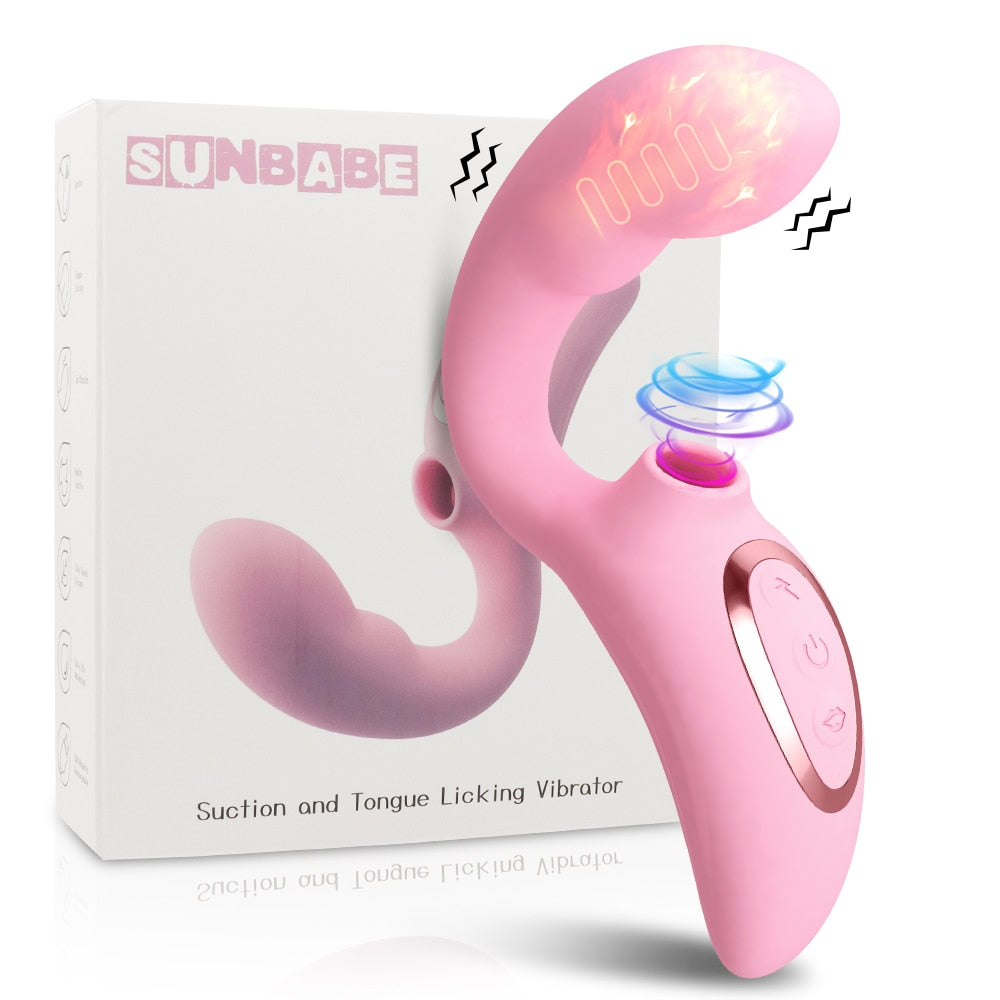 G Spot clitoral sucking vibrator dildo เครื่องกระตุ้นช่องคลอดแบบสั่นพร้อมเครื่องนวดทางทวารหนัก5 + 10โหมดเซ็กซ์ทอยผู้ใหญ่สำหรับผู้หญิงคู่รัก