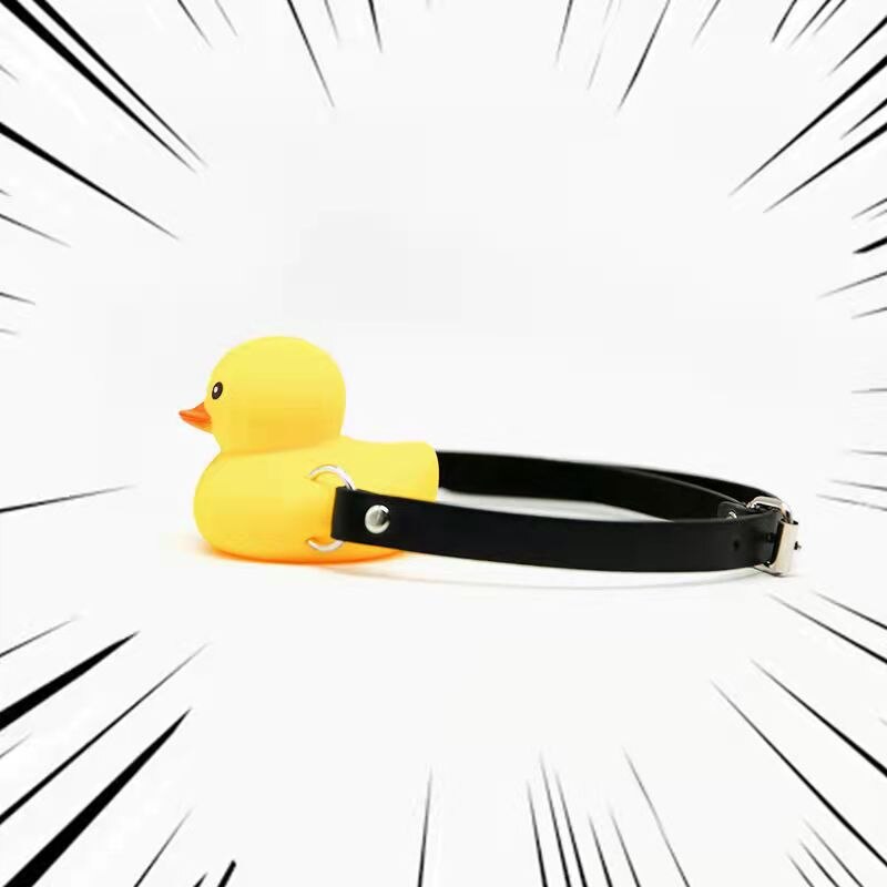 Cute Silicone Duck Mouth Gag Mouth Plug Lovers Flirt BDSM Sex Toys Women Adult Game Sex Accessories CF580
