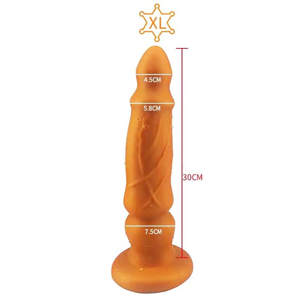 Huge Butt Plug Sex Shop Soft Material Anal Plug with Powerful Suction Cup Adult Product Female Masturbator Erotic Sex Toys for Couple