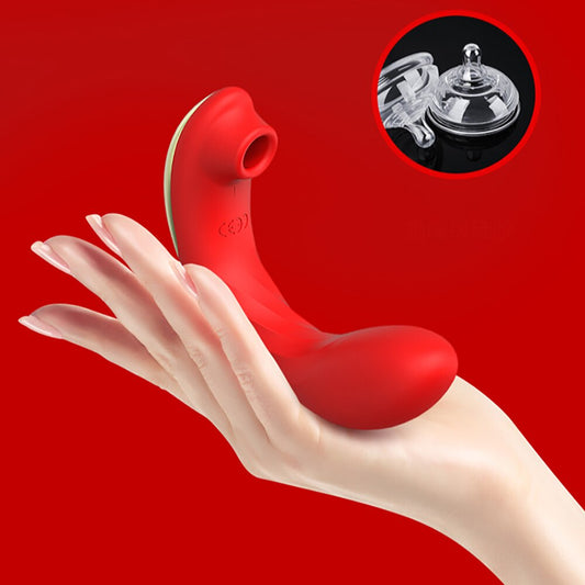 IKOKY Dildo Vagina Sucking Vibrators Sex Toys for Women USB Charging Case Free Bend Clitoris Stimulator Nipple Sucker