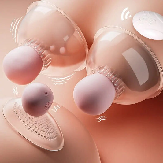Rechargeable Nipple Vibrator Breast Massager Breast Enlargement Massager for Women Adult Sex Toy Breast Massager Pen Style