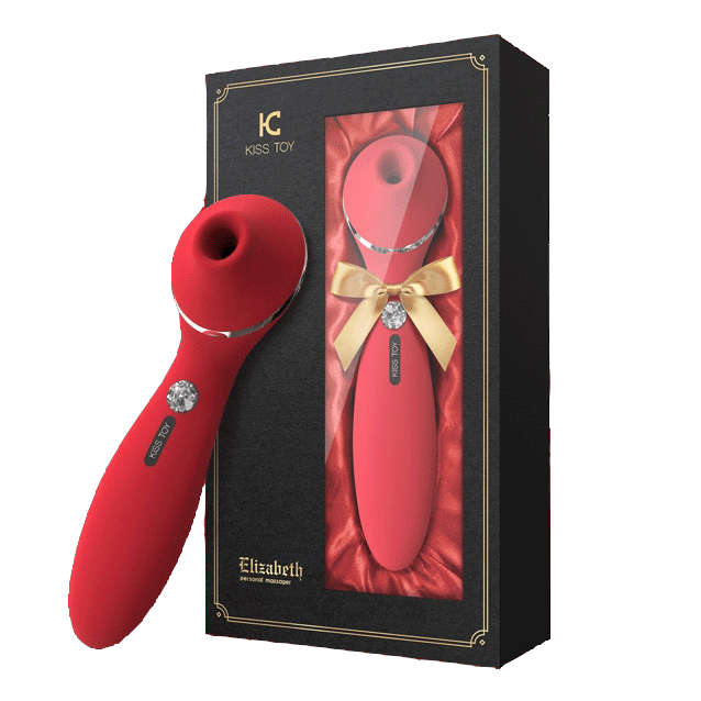KISTOY Polly Plus 2-in-1 Warmer Vibrator Clitoris Sucking G-Spot Stimulator Vibrating Dildo Sex Toy for Women
