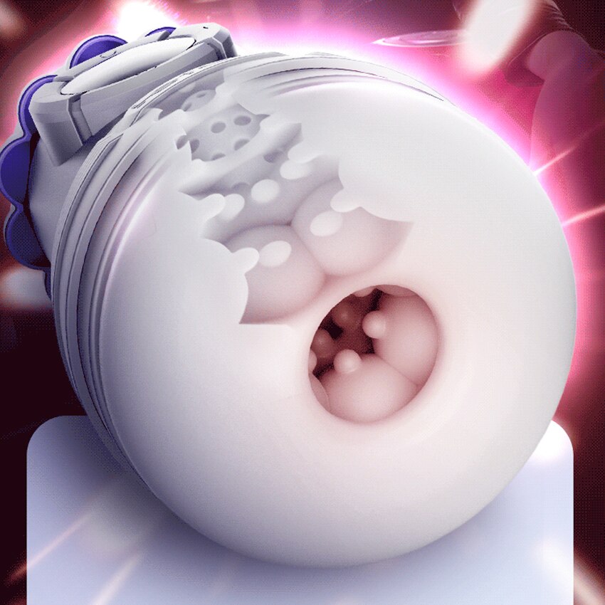 Vortex สเปรย์20-เสียงปฏิสัมพันธ์ดูดเครื่องบินถ้วย Vibrator สนุกเกมสำหรับผู้ชาย Penis Stimulator ผู้ใหญ่ของเล่นในห้องนอน