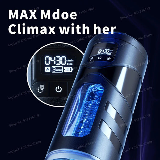 Automatic Male Masturbator, Pussy Sucking Machine, Blowjob, Vaginal Masturbation, Pussy Vibrator, Sex Toy for Men