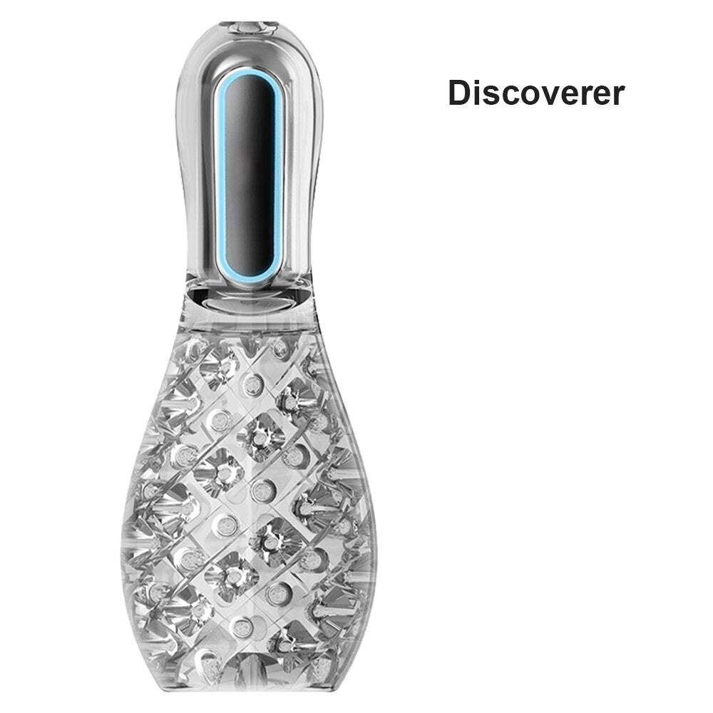 Automatic Suction Male Masturbator Real Oral Sex Glans Trainer Penis Massage Cock Enlarger Glans Vibrator Sex Toy for Men