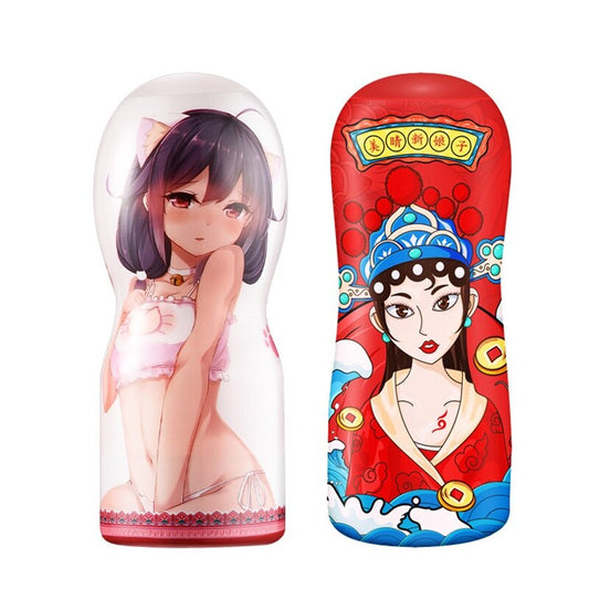 Male Masturbator Cup Silicone Realistic Vagina Mouth Oral Blowjob Adult Sex Toy Product
