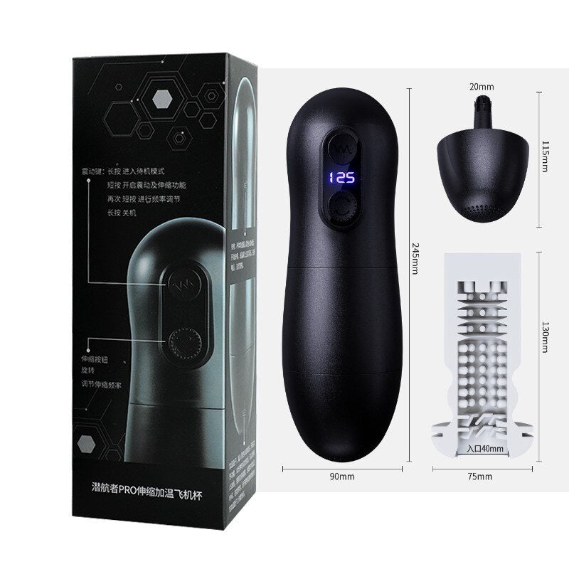 Automatic Vibrator for Men, Orgasm Cup, Adult Sex Toys for Men, Masturbator