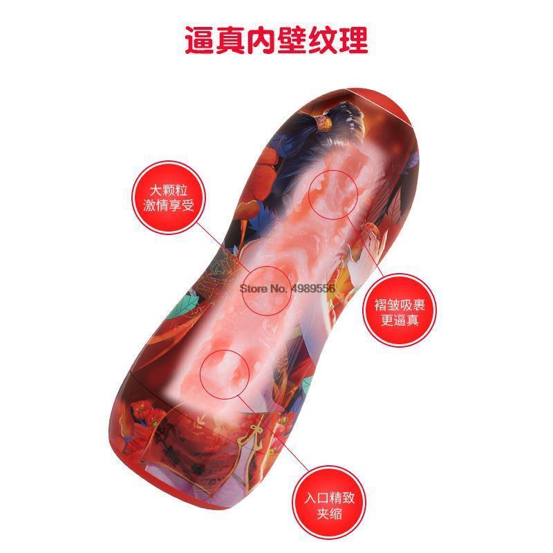 Mini Male Masturbator Cup Tube Glans Exercise Vagina Artifact Realistic Adult Sex Toy Silicone Pocket Vagina Masturbation