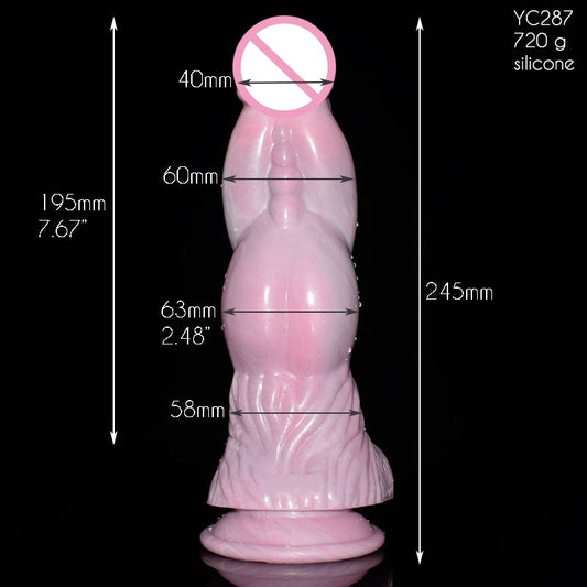 SXXY Big Belly Monster Penis with Suction Cup for Women, Female Masturbator, Intimate Fantasy Dildo, Adults Sex Toys, Anal Butt Plug