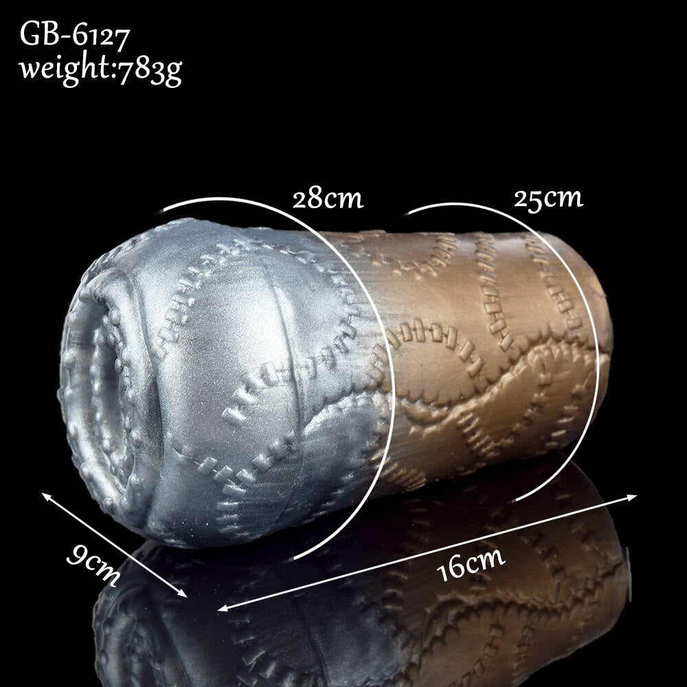 New Metal Alien Toy Male Masturbator Silicone Airplane Cup Penis Prostate Massager Waterproof Products for Men