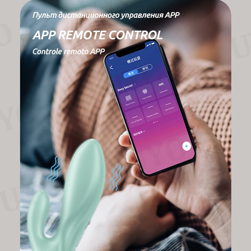 Satisfyer Air Pulsator Rabbit 5 App Remote Control Interactive Vibrator for Couples G-Spot Clitoris Sex Toy for Women