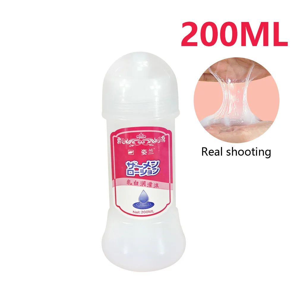 200/300/500ml Sex Viscous Lubricant.Milk-white Lubricating Oil for Vagina Anal.Water-soluble Lubricants for Adult Goods Sex Toys