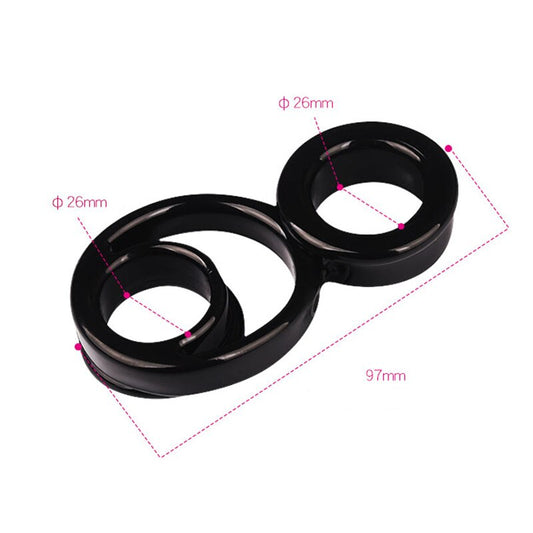 Soft Male Dildo Scrotal Bound Penis Rings Scrotum Binding Chastity Device Lock Sperm Cock Ring Sex Toy for Men Delay Ejaculation