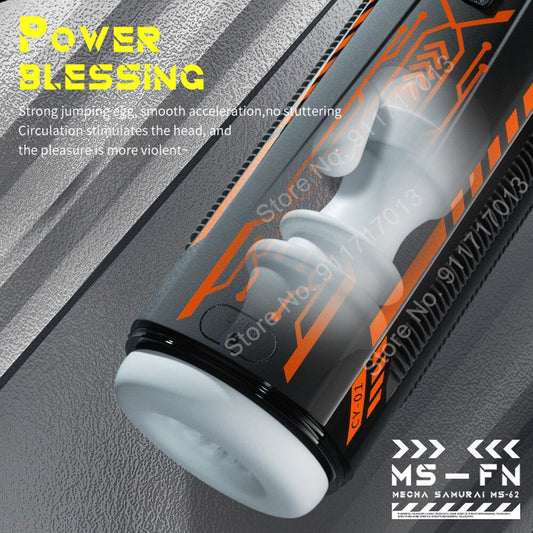 Automatic Thrust Stroking Sucking Male Masturbator Vaginal Suction Vibrator Sex Toy for Men Masturbation Cup Dildo 18+