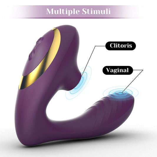 Tracy's Dog New Pro 2 Clitori Sucking Vibrator with Remote Control Function Purple and Pink Optional Female Vibrator Sex Toy