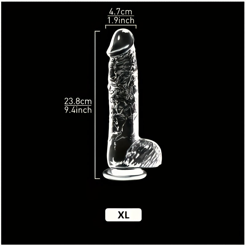 5 Sizes Transparent Soft Jelly Dildo Realistic Fake Dick Penis Sucker Butt Plug Sex Toys for Women Men Vagina Anal Sex Toys
