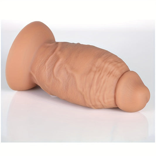 Extra-Large 7.5" Silicone Anal Dildo With Strong Suction Cup - Thick, No Balls For Deep Stretch & Pleasure - Waterproof, Latex-Free Adult Sex Toy For Experienced Men And Women - Anal Sex Toy For Men, Big Dildoes For Women