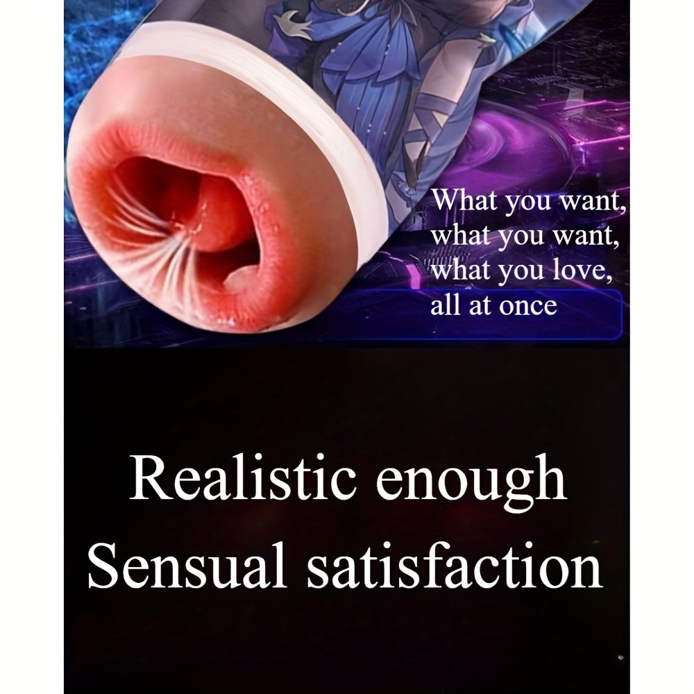 Male Masturbation Cup Men's Sex Toys. Men's Masturbation Oral Sex Blowjob Sleeve Stimulator. Portable Toy For Penis Stimulation