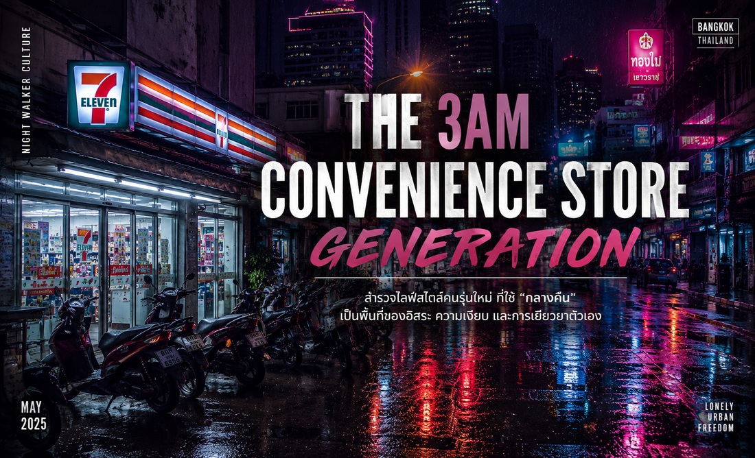 The 3AM Convenience Store Generation How Thailand’s Young Adults Are Turning Midnight Into Emotional Freedom