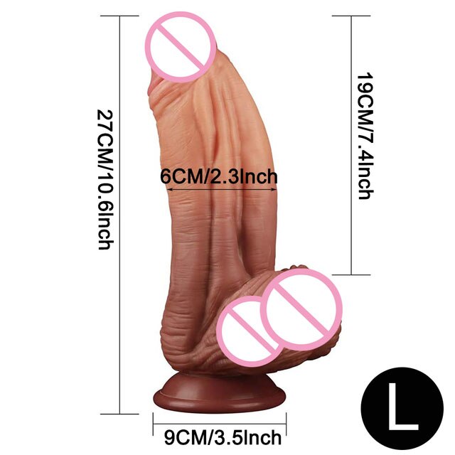 10.6นิ้วขนาดใหญ่ Dildo ดูดถ้วย Dildo สำหรับ Anal เหมือนจริง Dildo สมจริง Penis เพศของเล่นสำหรับหญิงเพศผู้ใหญ่ shop 18 +