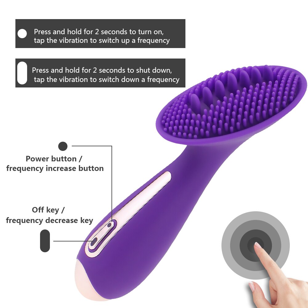 10 Modes Dildo Tongue Vibrator Nipple Massager Clitoris Stimulator Vagina Tightening Pussy Masturbator Adult Toy for Women