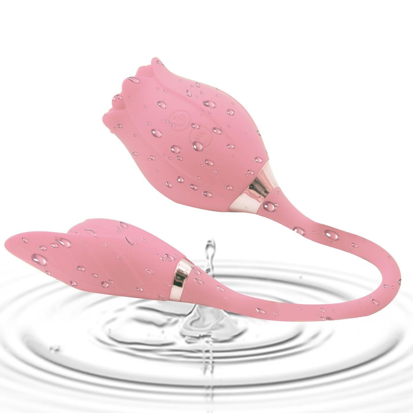 Rose Clitoral Sucking Vibrator with Vibrating Egg Vaginal Anal Stimulator Breast Nipple Massager Oral Sex Toy for Women