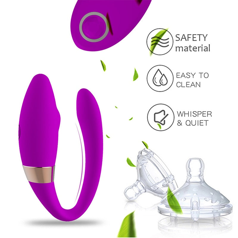 10-Speed G-Spot Vibrator, Wireless Remote Control Clitoris Stimulator, Wearable Panties Dildo, Vibrating Egg Sex Toys for Women