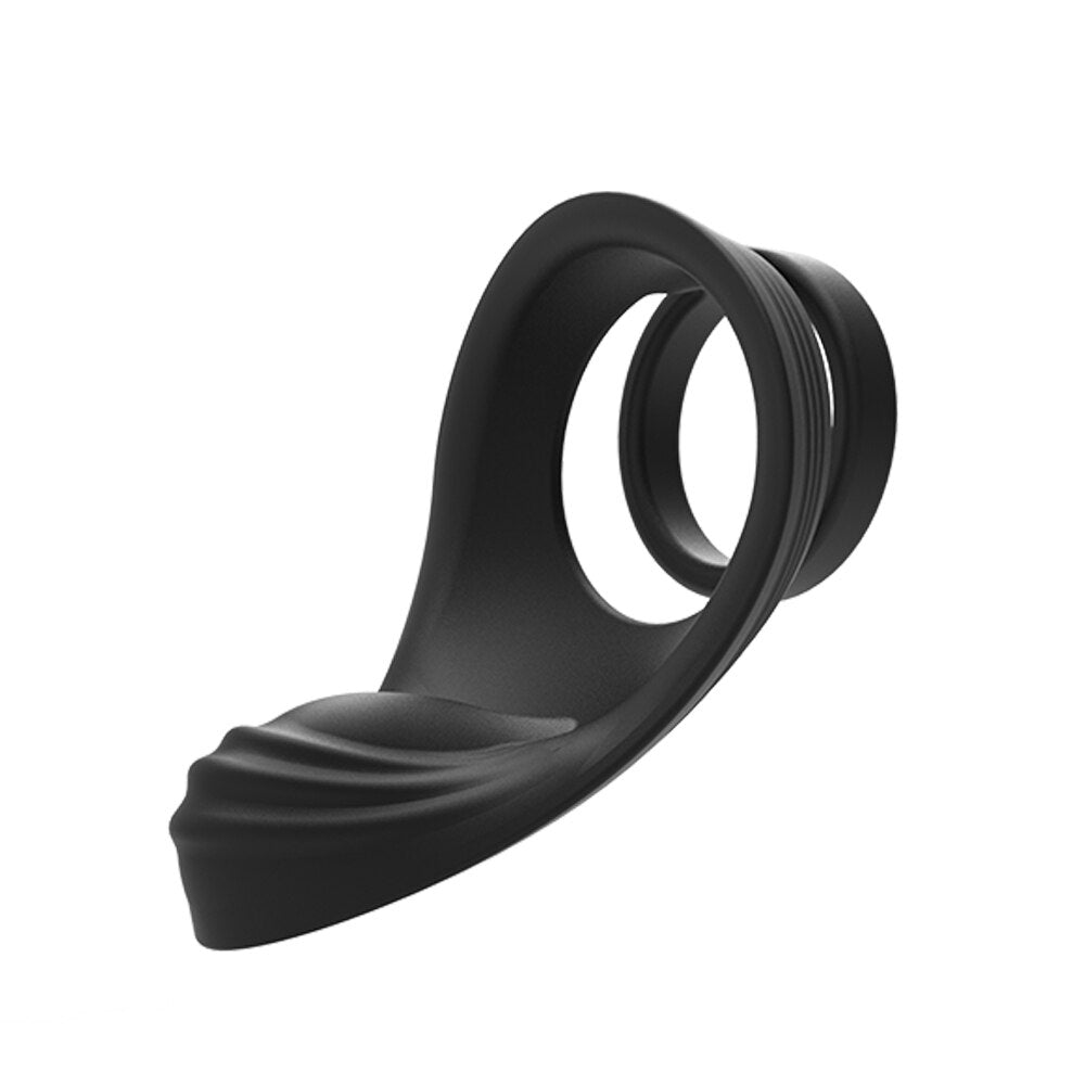 10 Modes Penile Ring Vibrators Remote Control Dual Ring Massager Clitoris Perineum Stimulation Penisring Sex Toys for Men