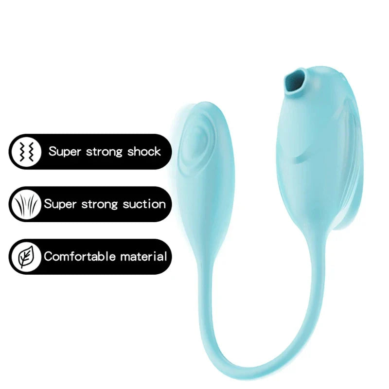 12-Frequency Vibrator 10 Sucking Modes Stimulator Rechargeable Massager Sex Toy