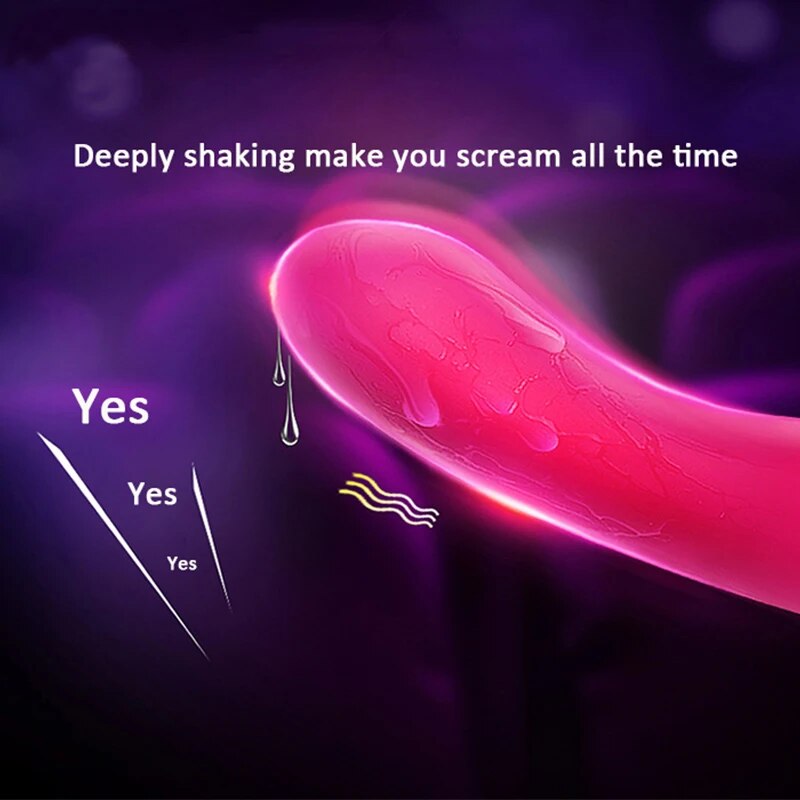 12-Speed Mute Rotating Vibrator Dildo, Clitoral Tongue Licking Oral Sex Toy for Women, Clitoris Stimulator, Masturbator for Women