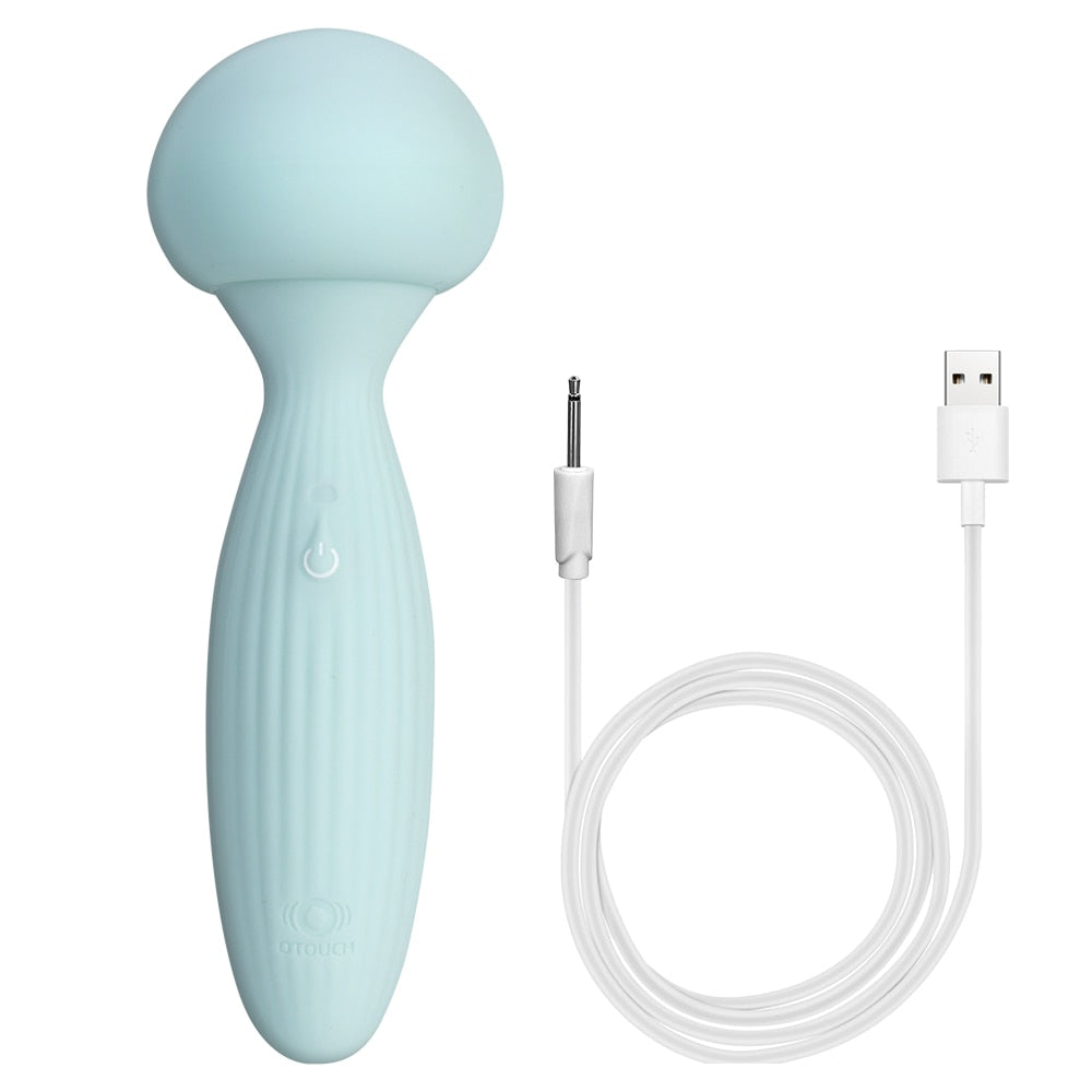 16cm Sexy Mushroom Vibrator for Women, Clitoris Stimulator, Anal Butt Plug, Female Masturbator, Adult Products, Sex Toy