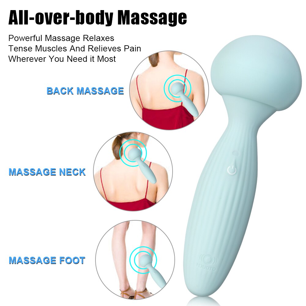 16cm Sexy Mushroom Vibrator for Women, Clitoris Stimulator, Anal Butt Plug, Female Masturbator, Adult Products, Sex Toy