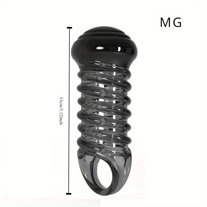Men's Adult Sex Toy Penis Cover Sleeve Penis Extender Reusable Delay Ejaculation Add More Fun And Excitement