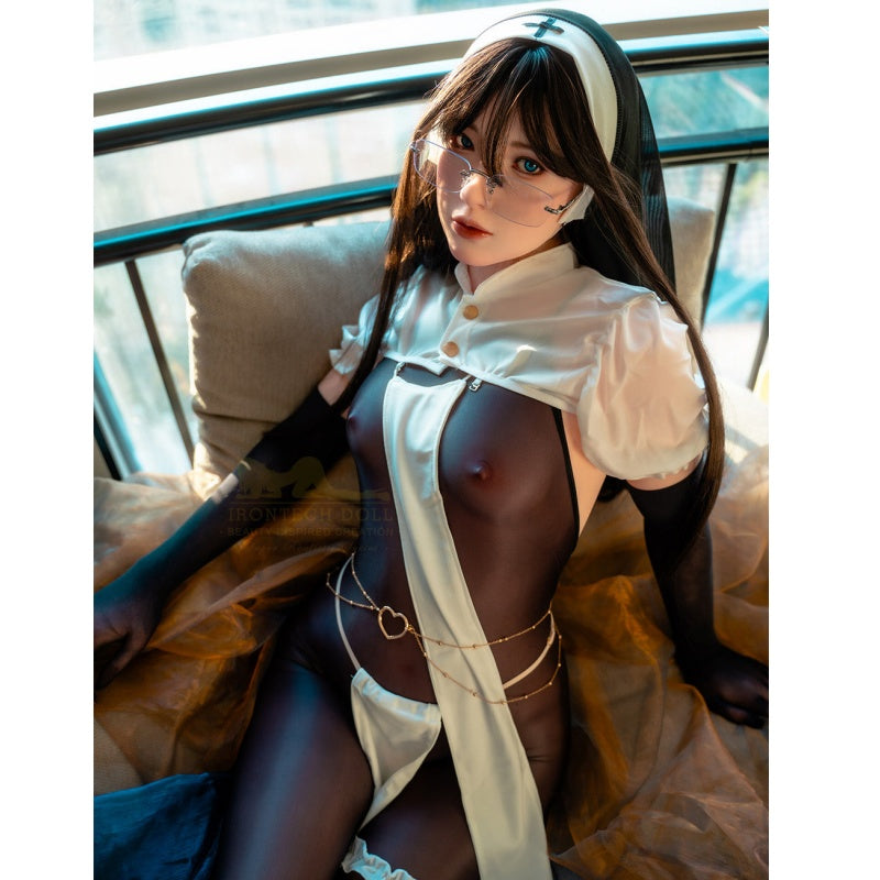 Irontechdoll Logan 162cm Full Silicone Small Breasts Real-life Asian Sex Doll For Sale NO.1066