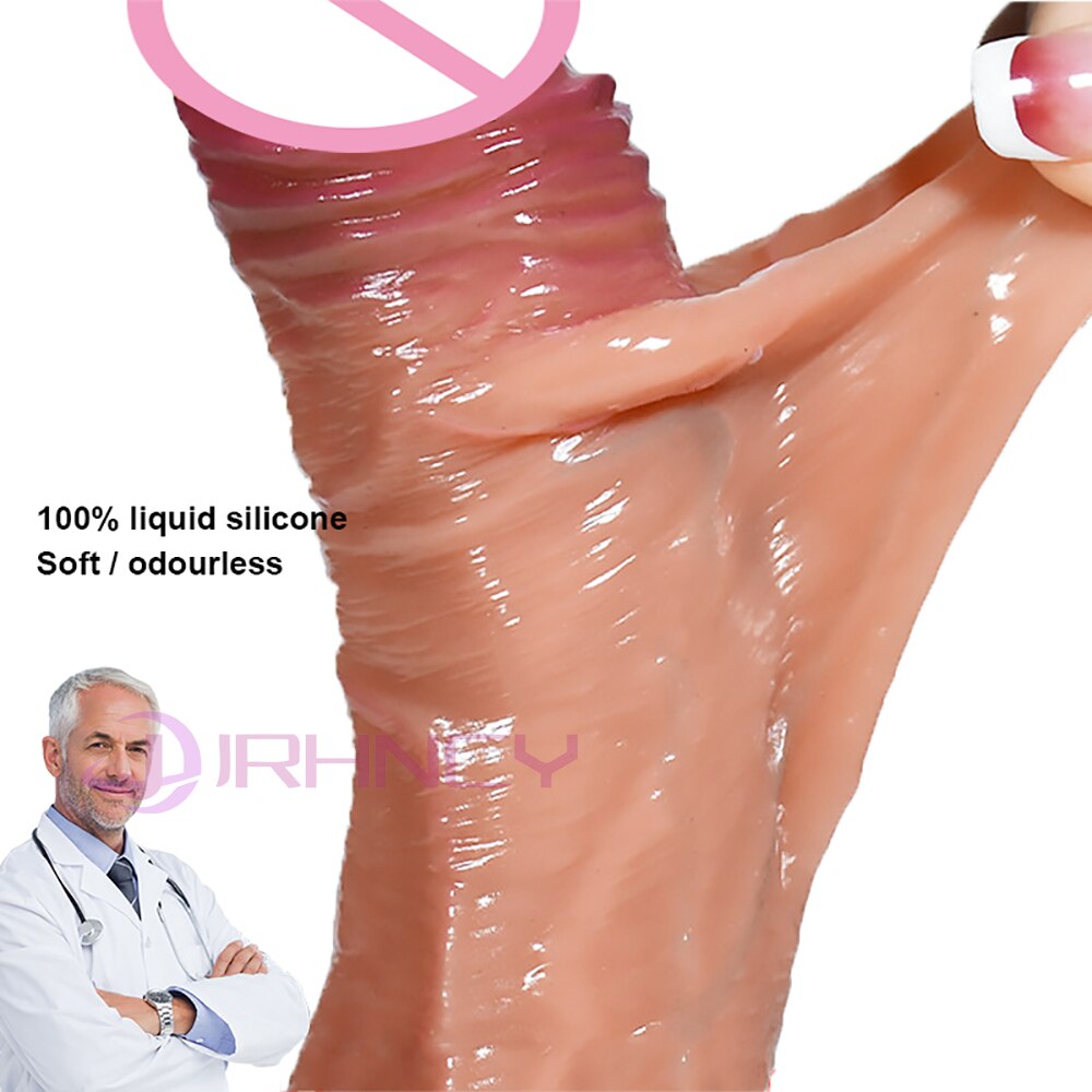 Realistic Dildo 18+ Sex Toy for Women Small Penis Strap-on Dildo Lesbian Adult Sex Game No Vibrator Dildos Sexshop