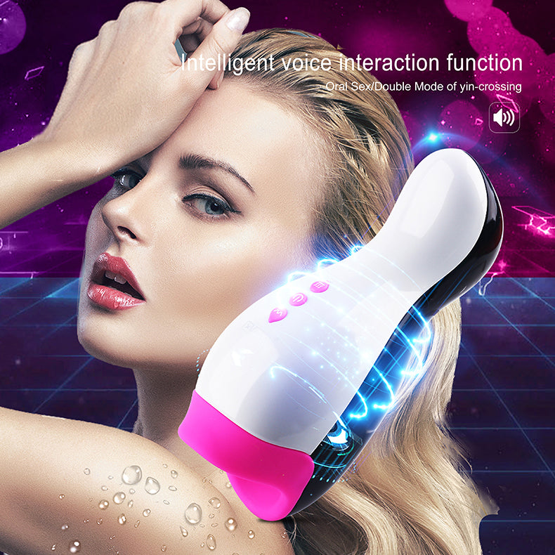 Smart Heating Vaginal Masturbator Male Sex Toy 18+