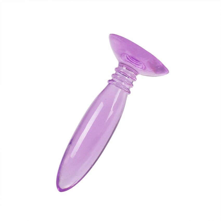 1PC Suction Cup Anal Plug Jelly Toys Real Skin Feeling Adult Sex Toys Adult Products Anal Plug Beads Sex Toys for Couples