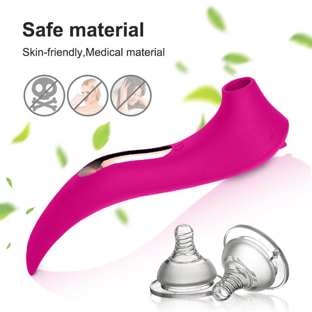2 Motors Clit Sucker Vibrator Powerful Nipple Clitoris Stimulator G-Spot Massager Dildo Female Sex Toys Women's Adult Products