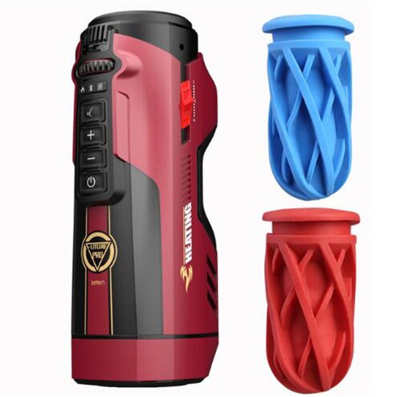 2024 Male Masturbator Leten Automatic Rotation Telescopic Heated with Moan Vagina Vibrator Masturbation Cup Sex Toys for Men 18+