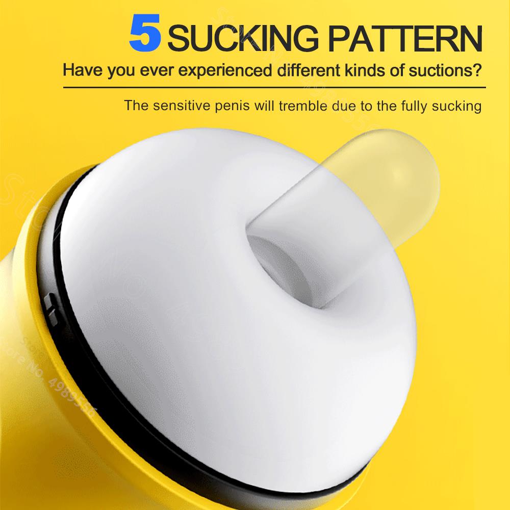Automatic Male Masturbator Vibrating Cocksucking Sucking Machine Silicone Vagina Masturbation Cup Adult Sex Toys Products for Men