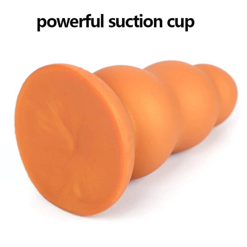 2022 Latest Huge Anal Plug Super Soft Silicone Dildo Anal Plug Anal Beads Prostate Massage Big Butt Plug Sex Toys for Men Women