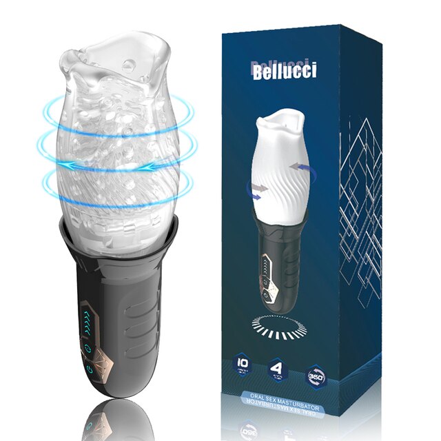 2023 Vibrator for Men, Rotating Vibrator for Men, Penis Massager, Vagina, Pussy, Glans, Automatic Masturbation Machine, Men's Sex Toy Cup for Men