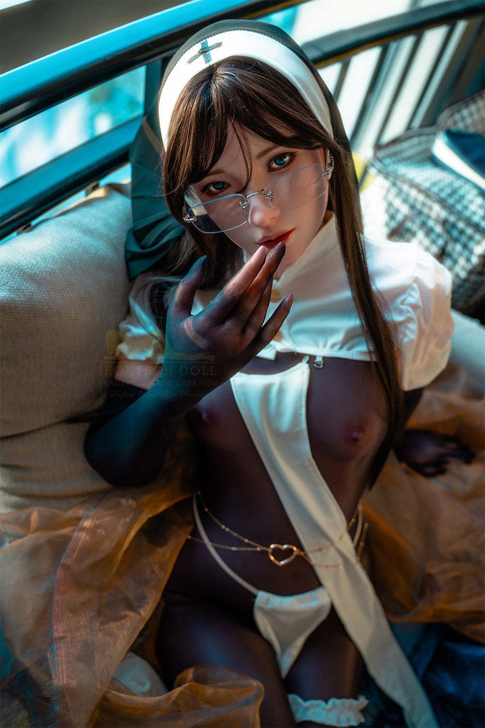 Irontechdoll Logan 162cm Full Silicone Small Breasts Real-life Asian Sex Doll For Sale NO.1066